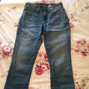NYDJ Size 0P Frayed Ankle Jeans